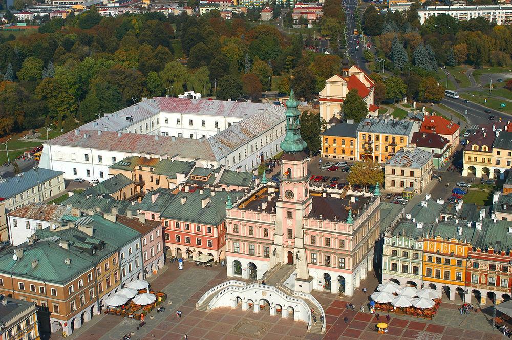 Hotel Zamojski Zamość Esterno foto